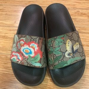 Gucci Floral Slides